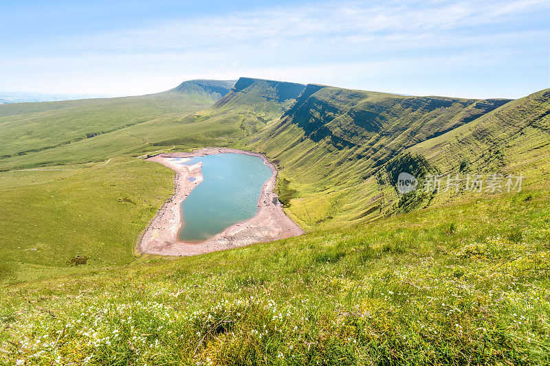 Llyn Fan Fach，威尔士布雷肯灯塔国家公园